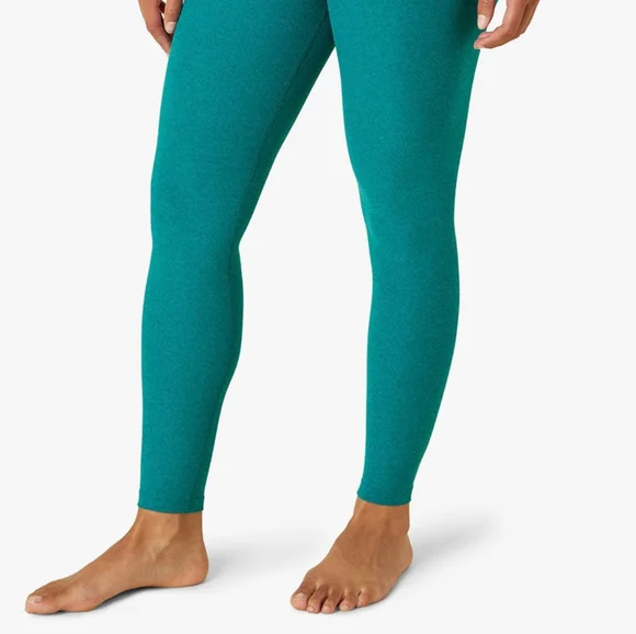 NEW Beyond Yoga Bay Blue Spacedye Caught In The Midi High Waisted Leggings - Picture 7 of 9